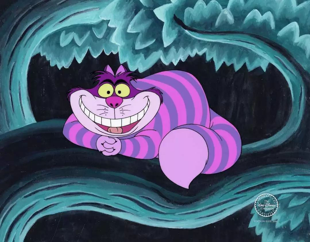 Alice in wonderland sericel cheshire cat 908159 1944x